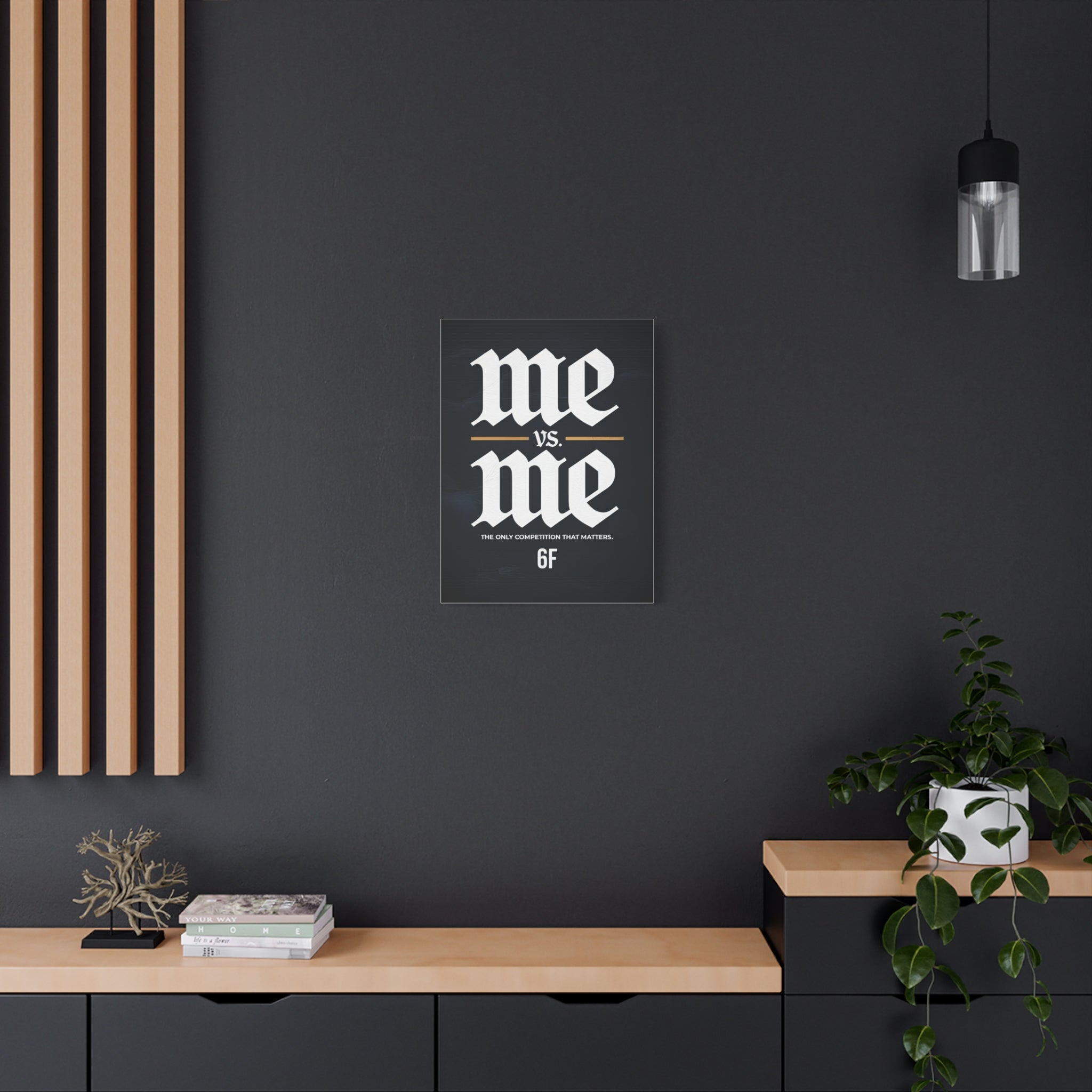Me vs. Me Canvas