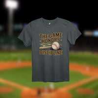 Thumbnail for 6F The Game Honors Discipline Retro Baseball Tee