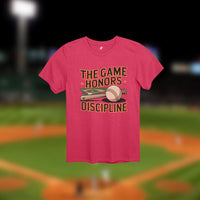 Thumbnail for 6F The Game Honors Discipline Retro Baseball Tee