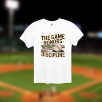 Thumbnail for 6F The Game Honors Discipline Retro Baseball Tee