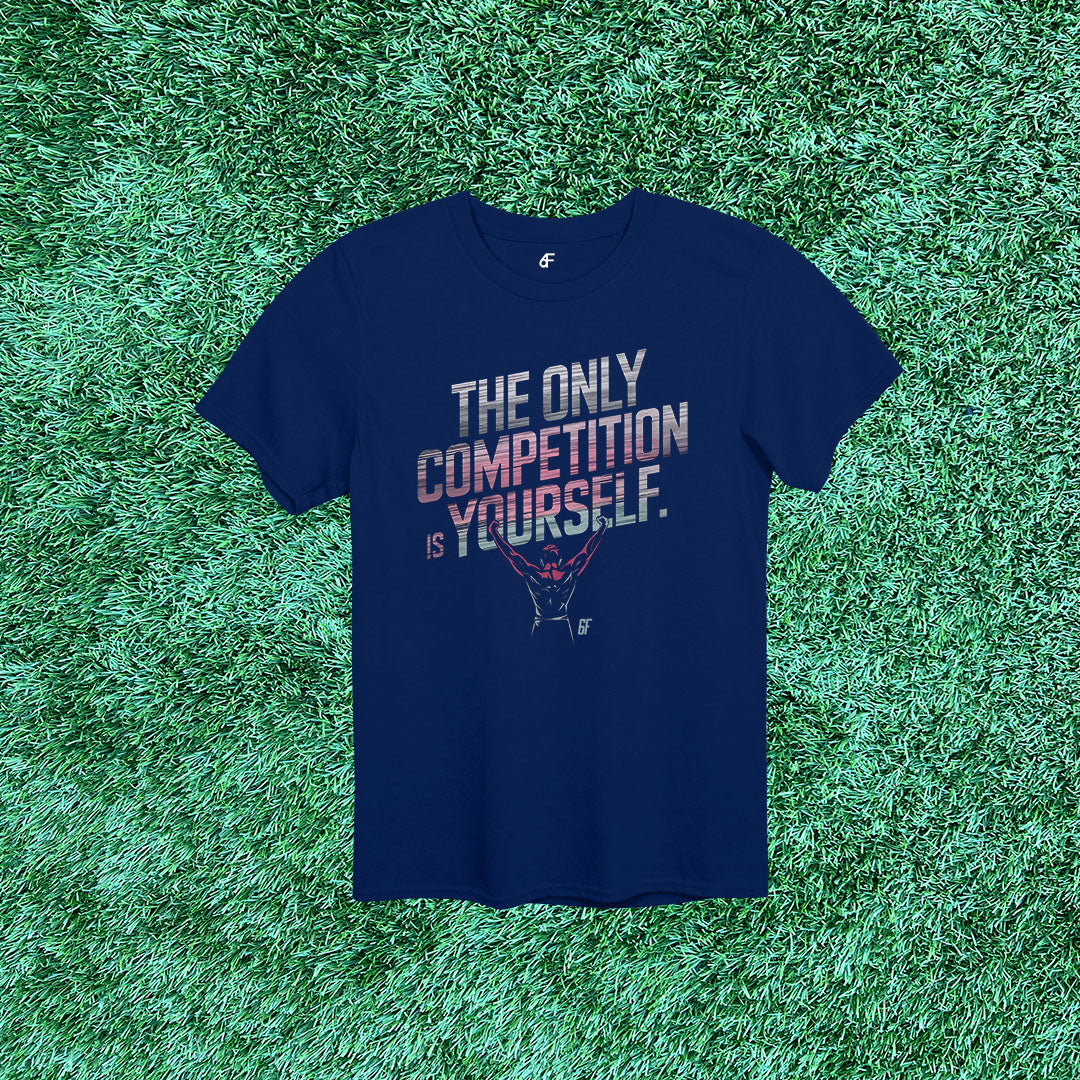 6F The Only Competition is Yourself Tri-Color Victory Tee