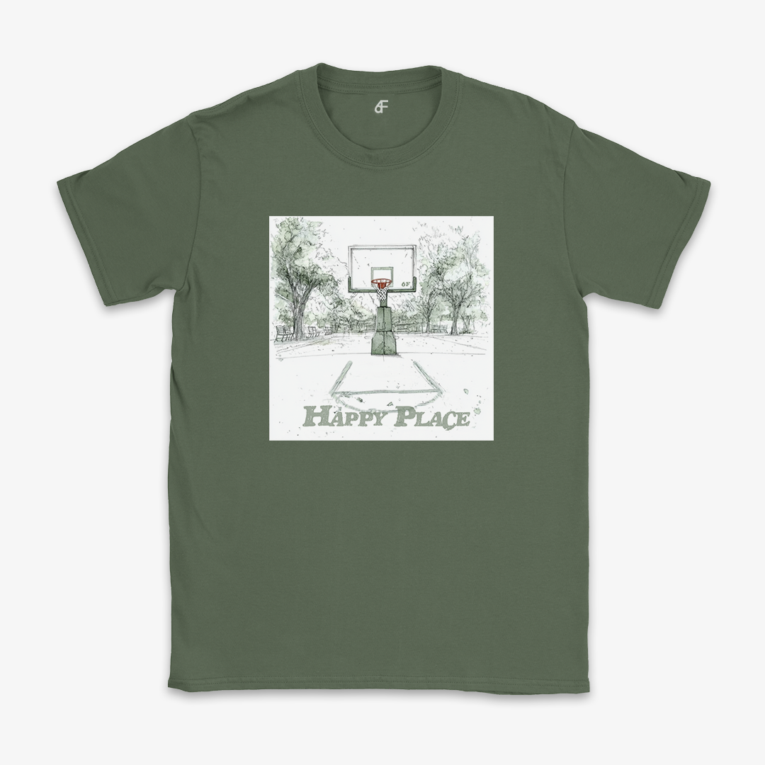 Happy Place Basketball Tee