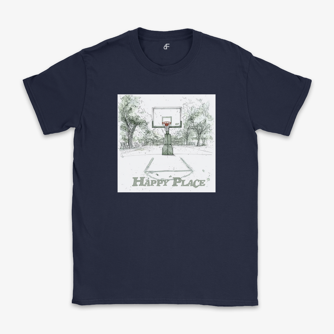 Happy Place Basketball Tee
