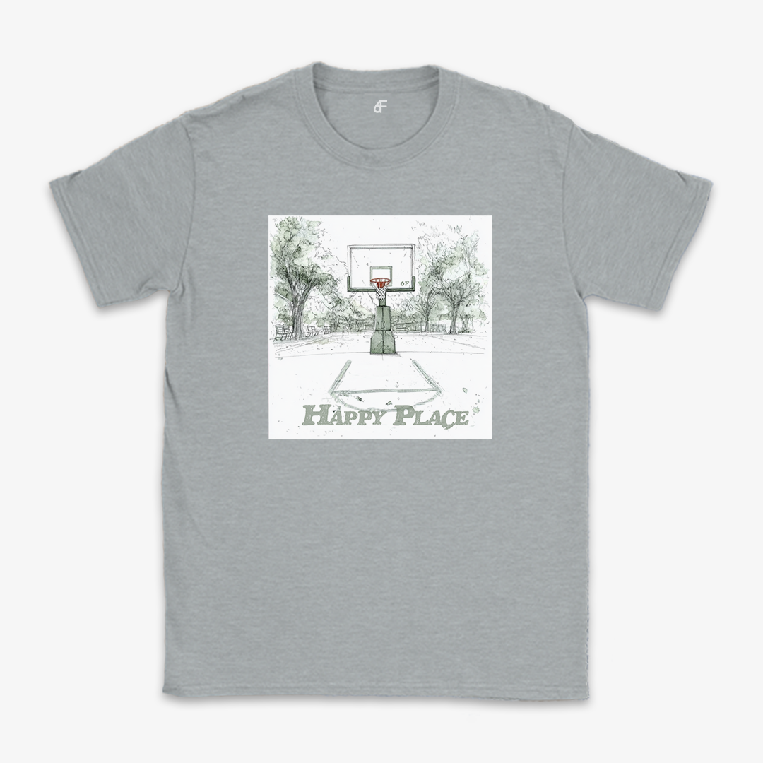 Happy Place Basketball Tee