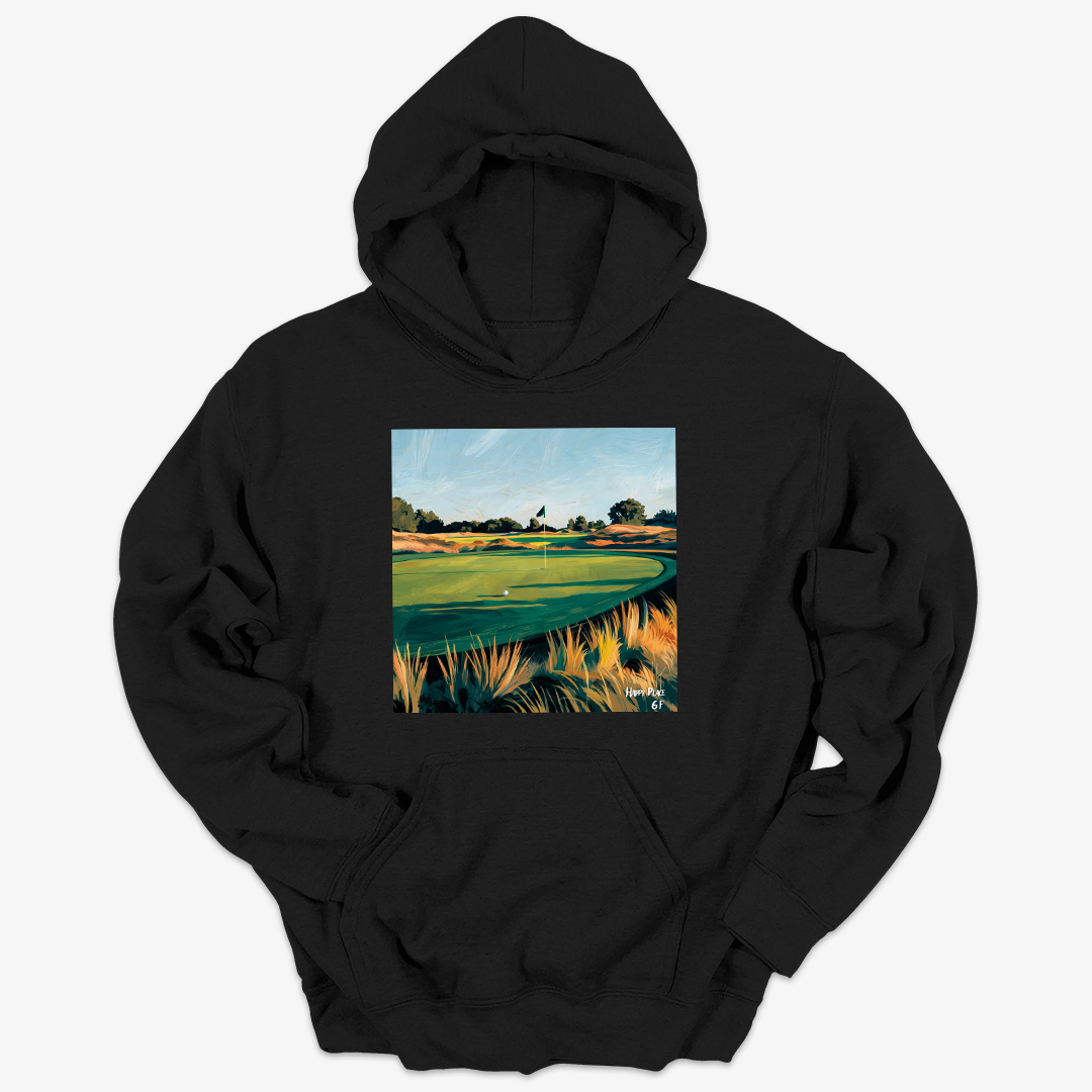 Happy Place Golf Hoodie – 6F Tranquil Golf Pullover