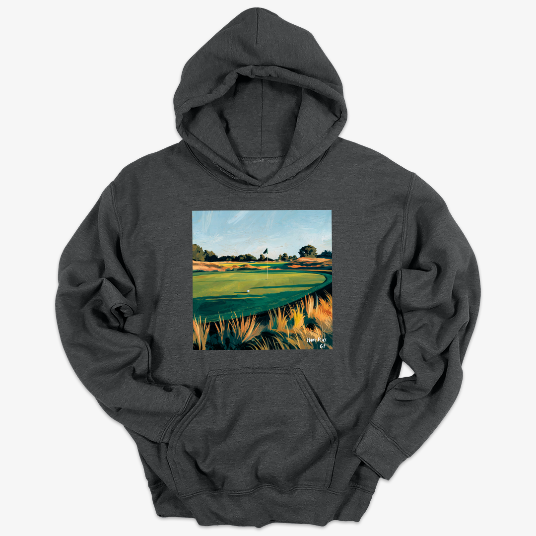 Happy Place Golf Hoodie – 6F Tranquil Golf Pullover