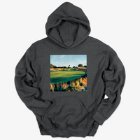 Thumbnail for Happy Place Golf Hoodie – 6F Tranquil Golf Pullover