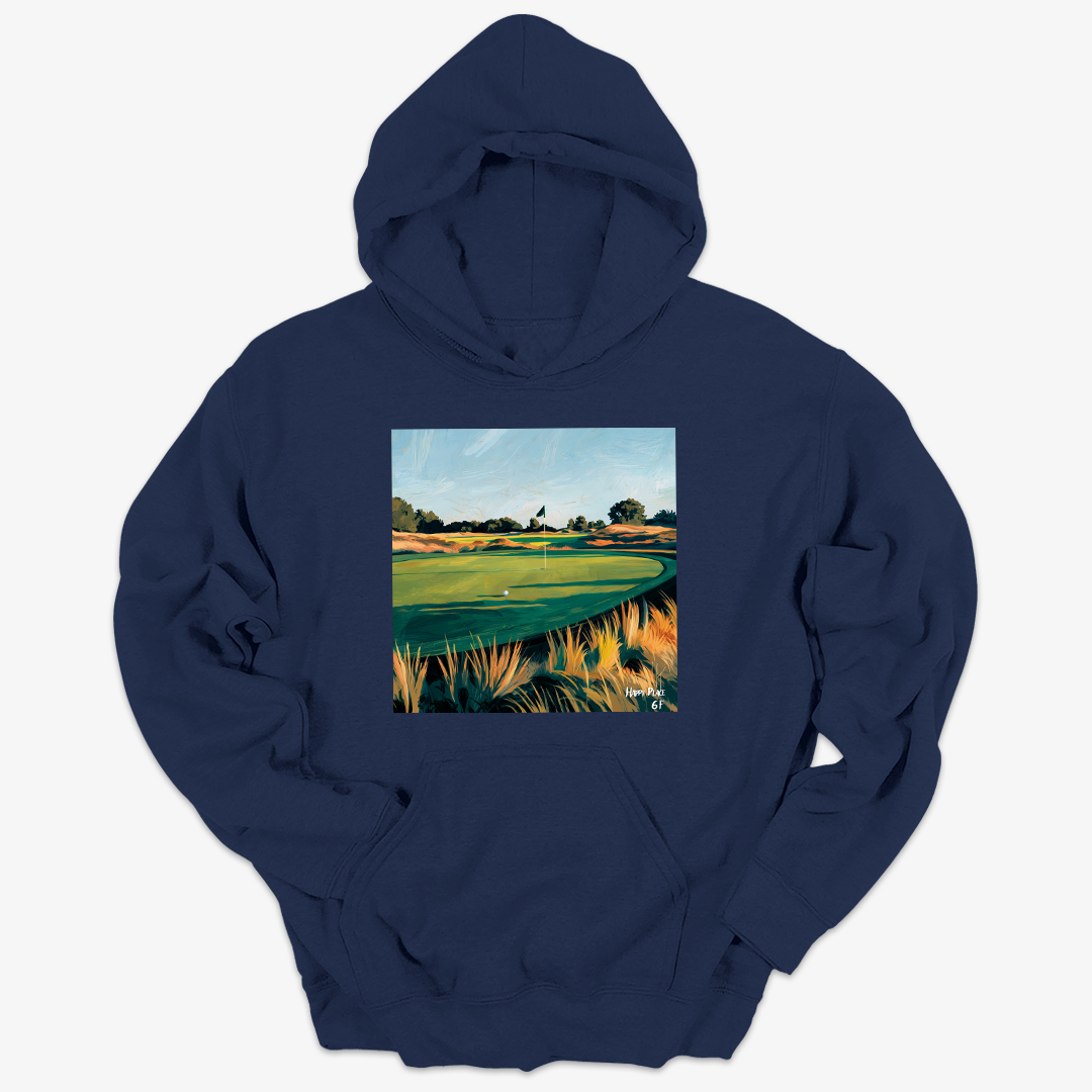 Happy Place Golf Hoodie – 6F Tranquil Golf Pullover