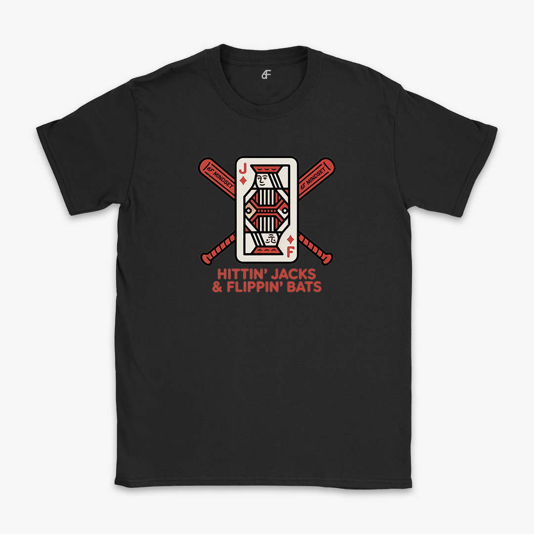 Hittin' Jacks & Flippin' Bats Baseball Tee