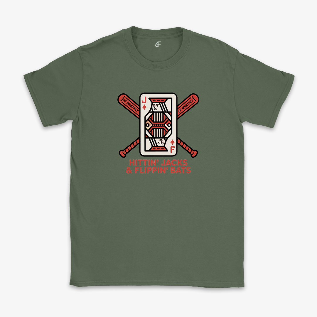 Hittin' Jacks & Flippin' Bats Baseball Tee