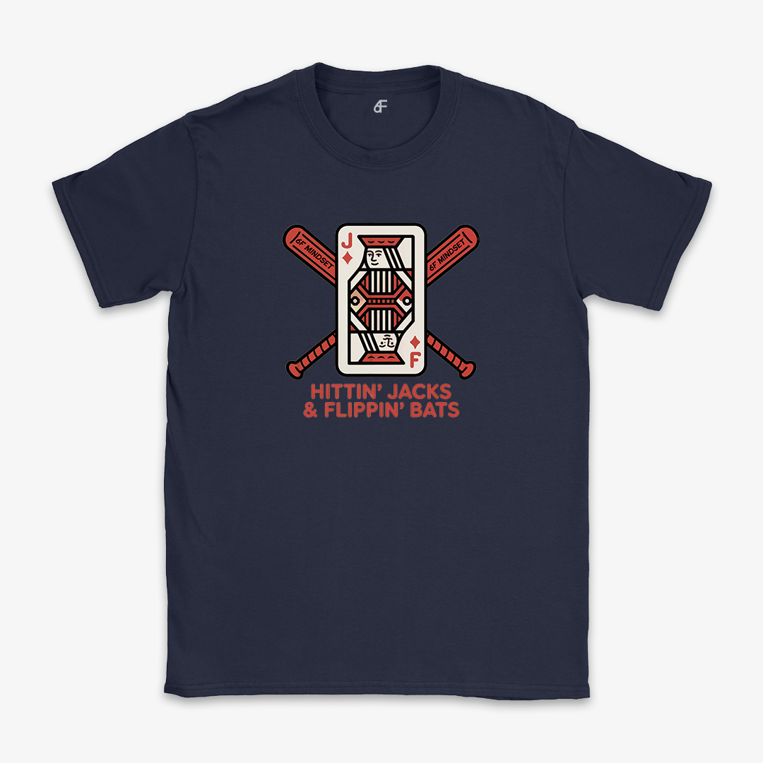 Hittin' Jacks & Flippin' Bats Baseball Tee