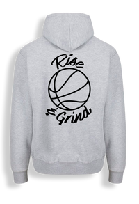 Thumbnail for Rise & Grind Basketball Hoodie|Cursive