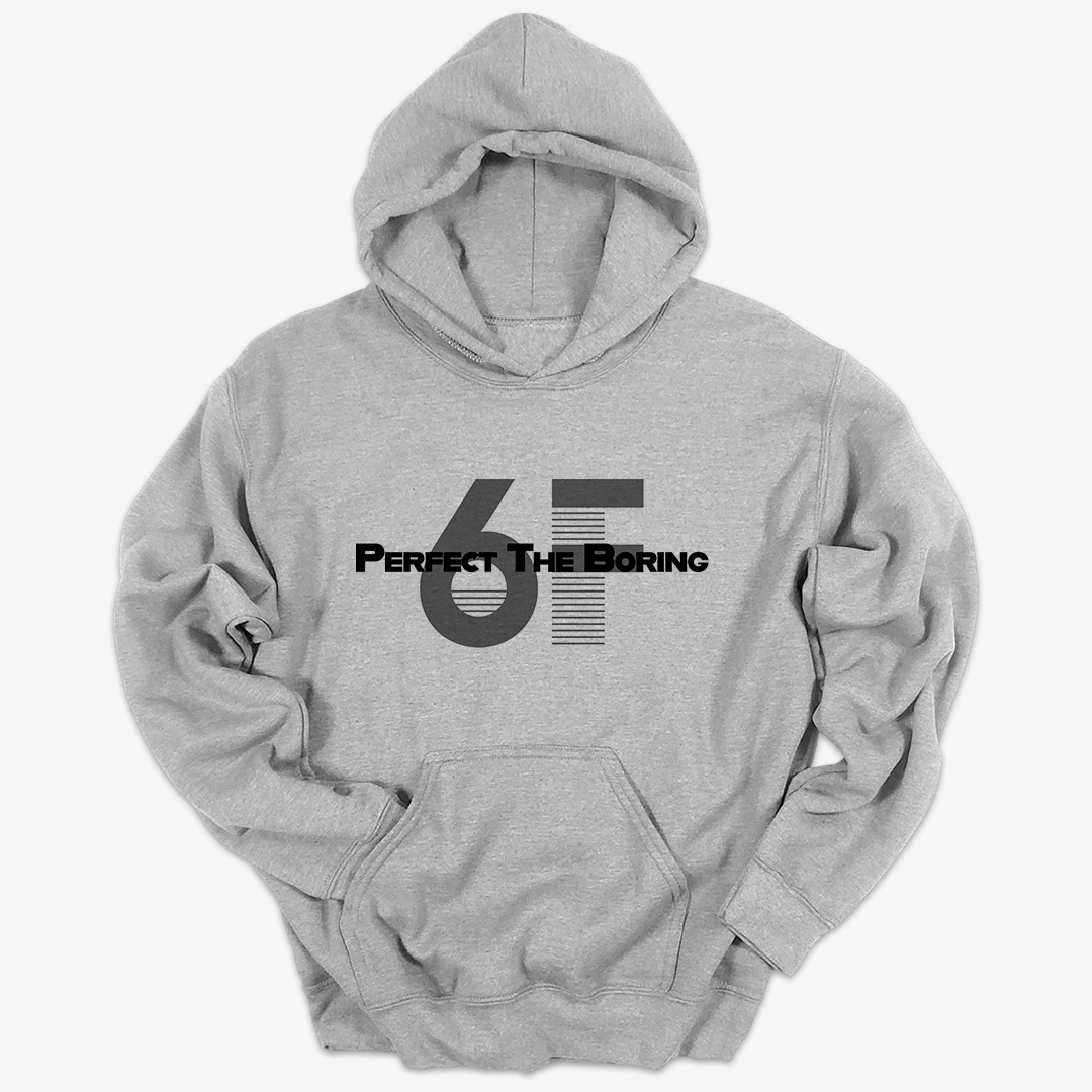 Perfect hoodie with Motivational message Sport Grey