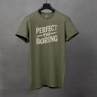 Thumbnail for Perfect The Boring Tee - Discipline Over Hype