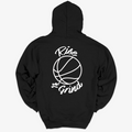 Rise & Grind Cursive Basketball Hoodie