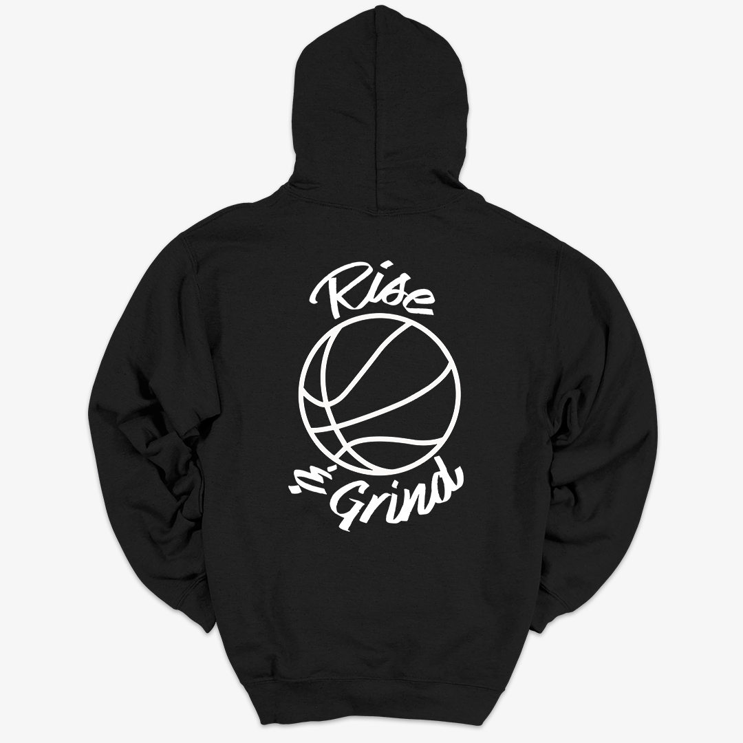 Rise & Grind Cursive Basketball Hoodie