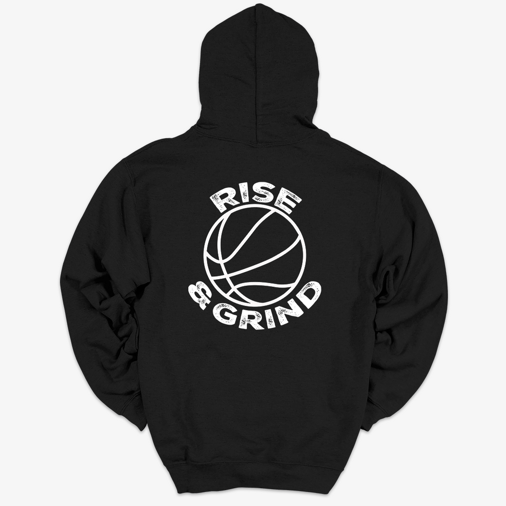 Rise & Grind Stamped Basketball Hoodie